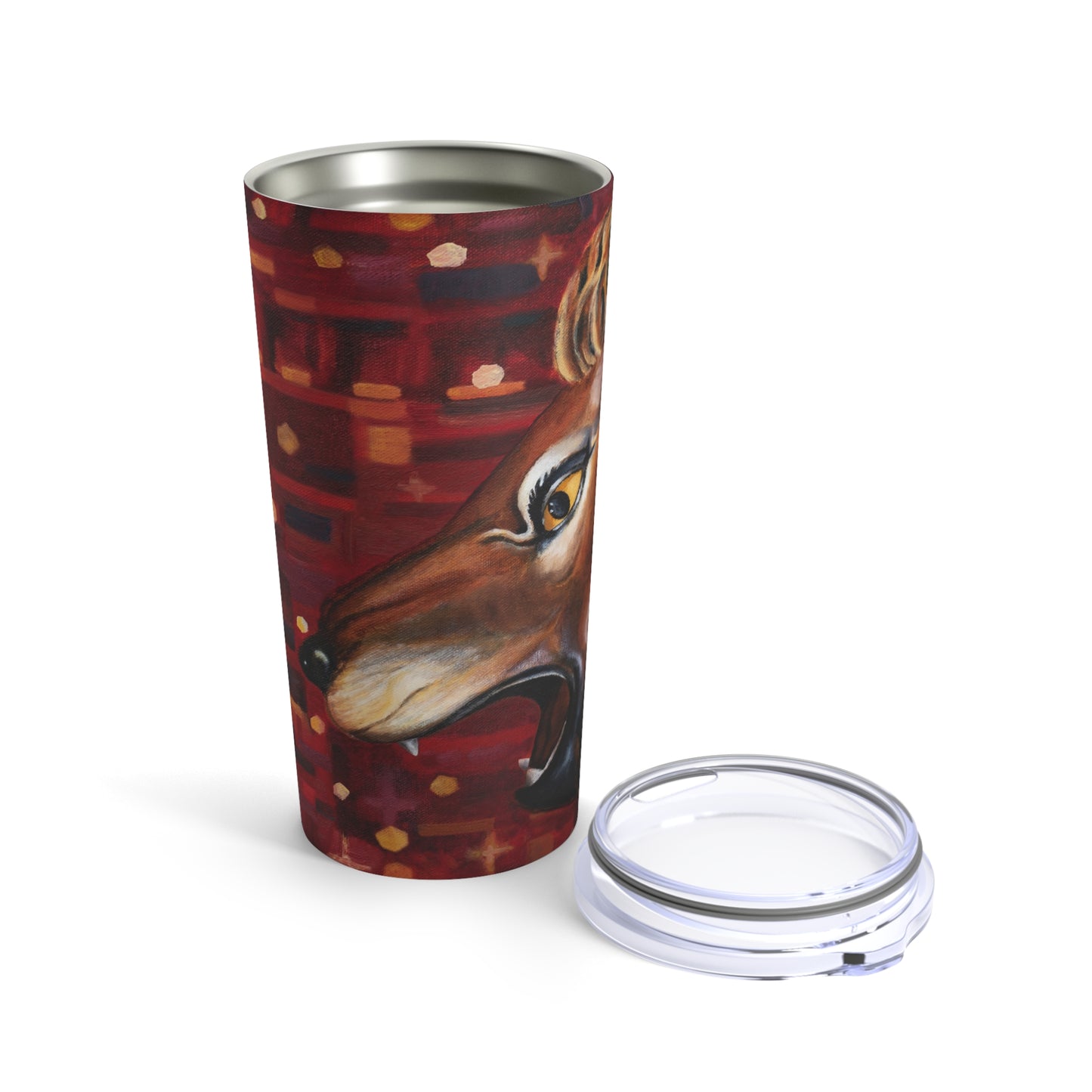 Carousel Lion Painting Tumbler 20oz