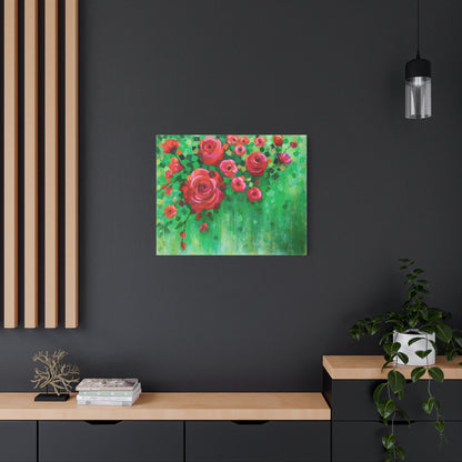 Roses and Confetti Canvas Print