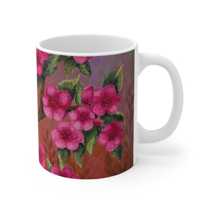 Hummingbird Sunset Painting Mug 11oz