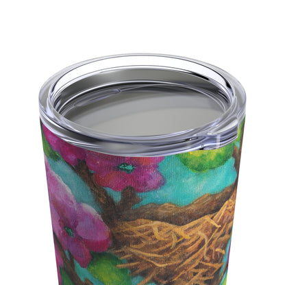 Purple Fairy Wren Painting Tumbler 20oz