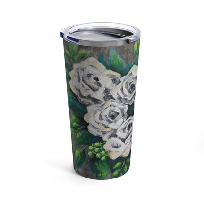 Rose Bouquet Burst Painting Tumbler 20oz