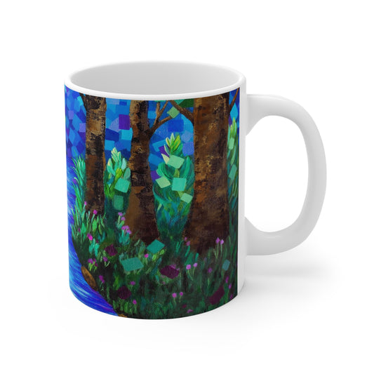 Pixel Persuasion Painting Mug 11oz