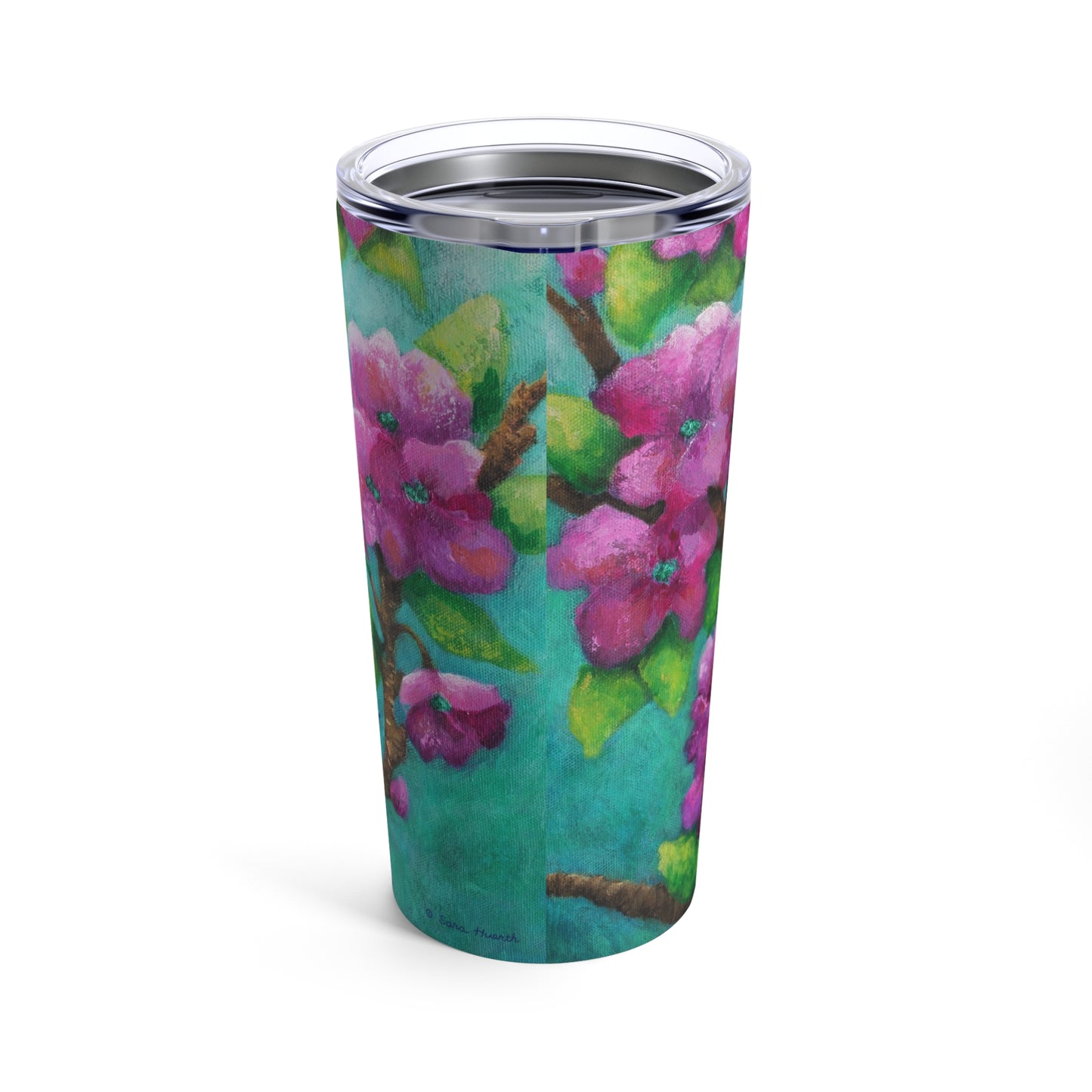 Purple Fairy Wren Painting Tumbler 20oz