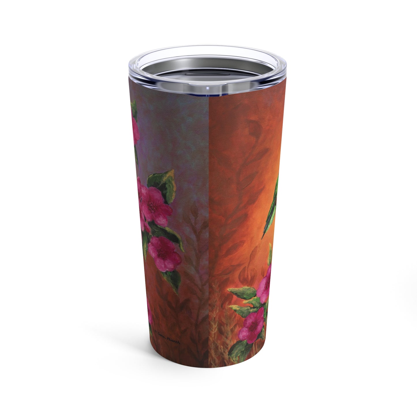 Hummingbird Sunset Painting Tumbler 20oz