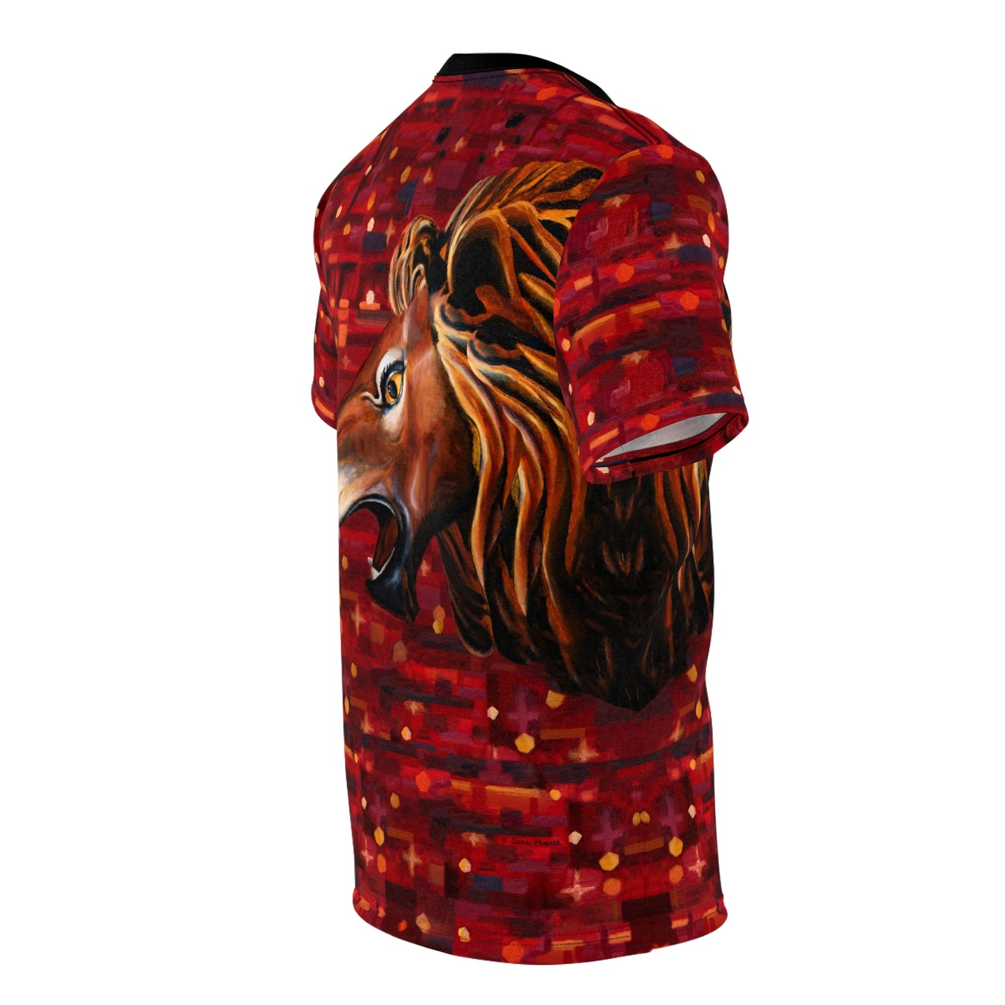 Carousel Lion Painting Adult Unisex AOP Short Sleeve T-Shirt