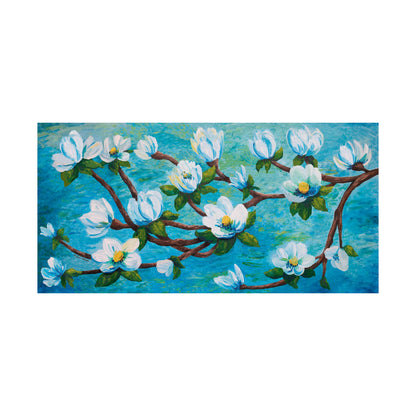 Magnolia Over Water Fine Art Paper Print