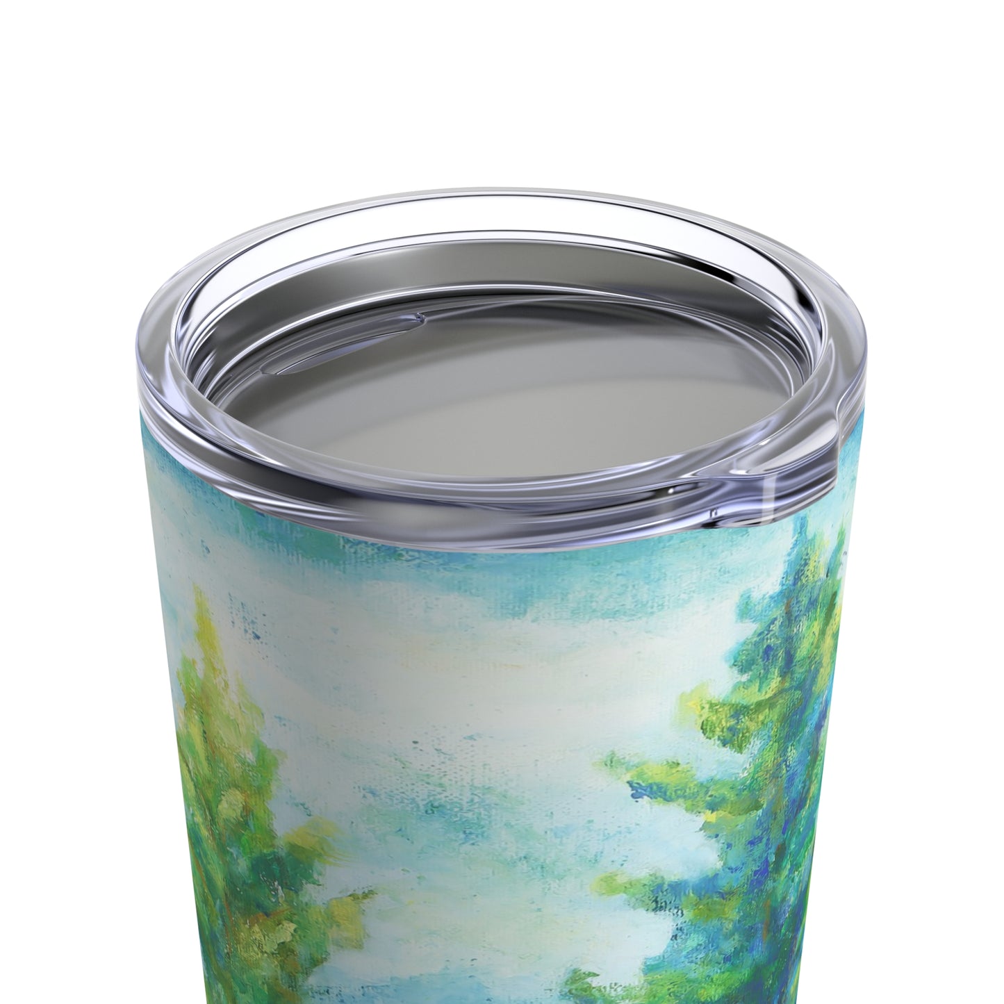 Three River Pines Painting Tumbler 20oz