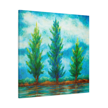 Three River Pines Canvas Print