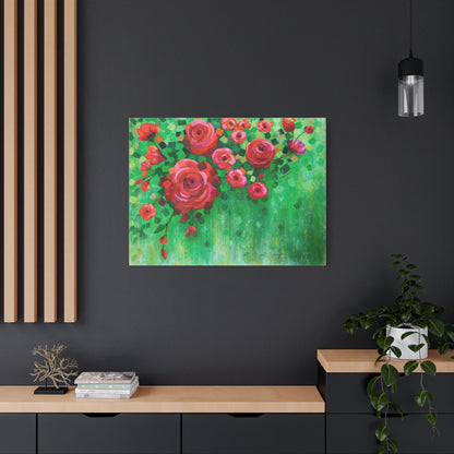 Roses and Confetti Canvas Print