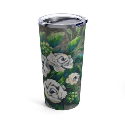 Rose Bouquet Burst Painting Tumbler 20oz