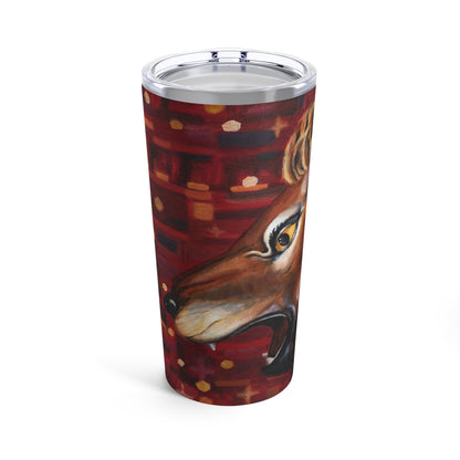 Carousel Lion Painting Tumbler 20oz