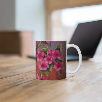 Hummingbird Sunset Painting Mug 11oz