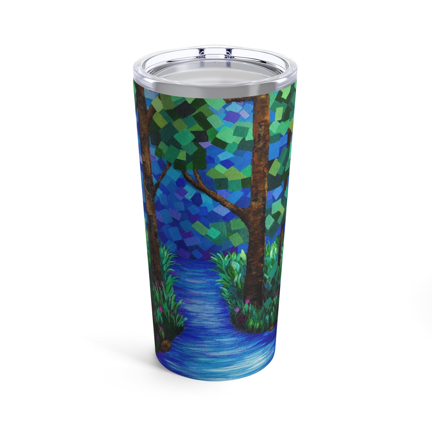 Pixel Persuasion Painting Tumbler 20oz