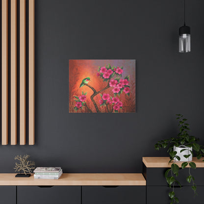 Hummingbird Sunset Canvas Print