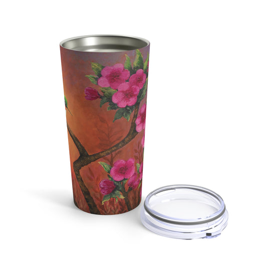 Hummingbird Sunset Painting Tumbler 20oz