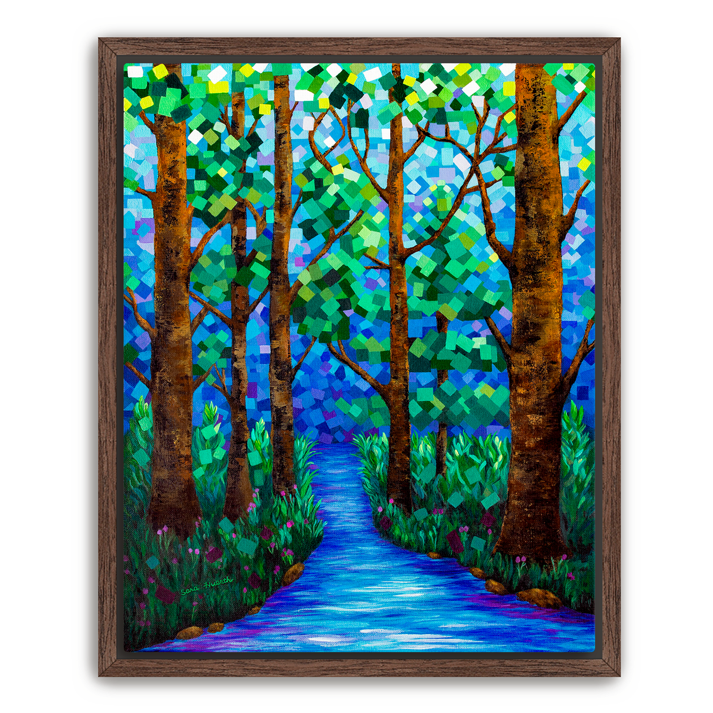 Pixel Persuasion Canvas Print, Framed