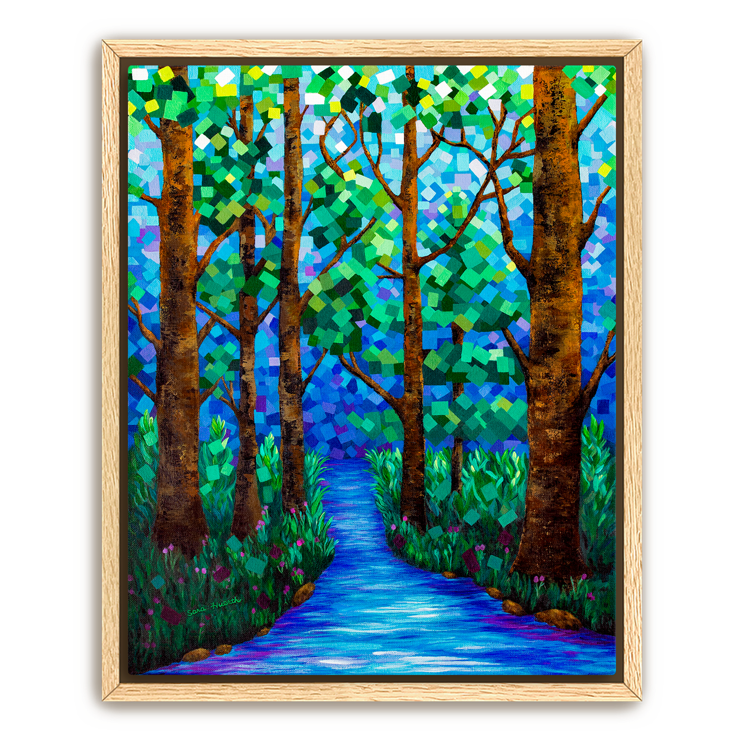 Pixel Persuasion Canvas Print, Framed