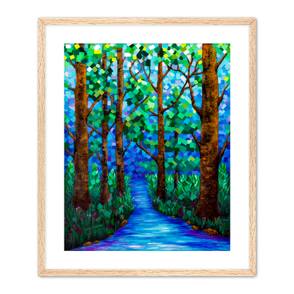 Pixel Persuasion Fine Art Paper Print, Mat & Frame
