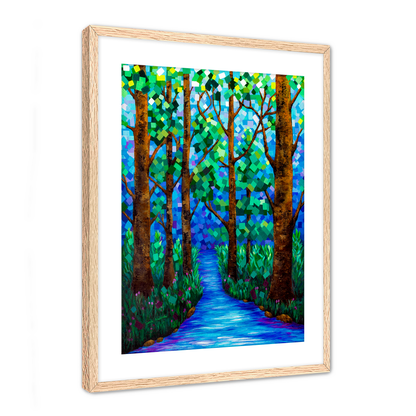 Pixel Persuasion Fine Art Paper Print, Mat & Frame