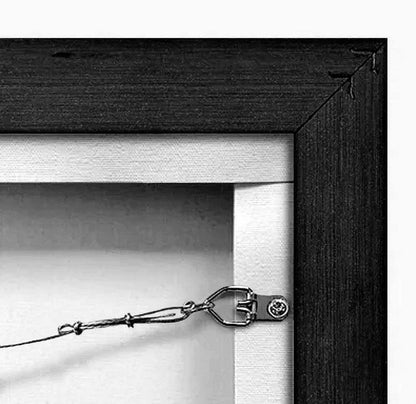 Purple Fairy Wren Canvas Print, Framed