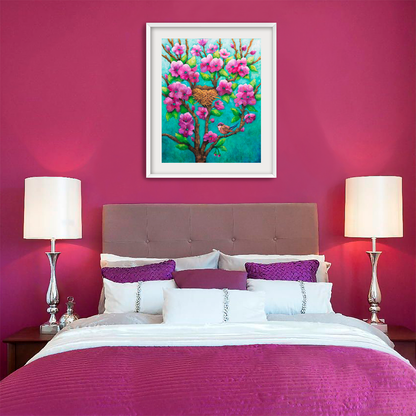 Purple Fairy Wren Fine Art Paper Print