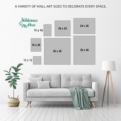 Magnolia Over Water Fine Art Paper Print