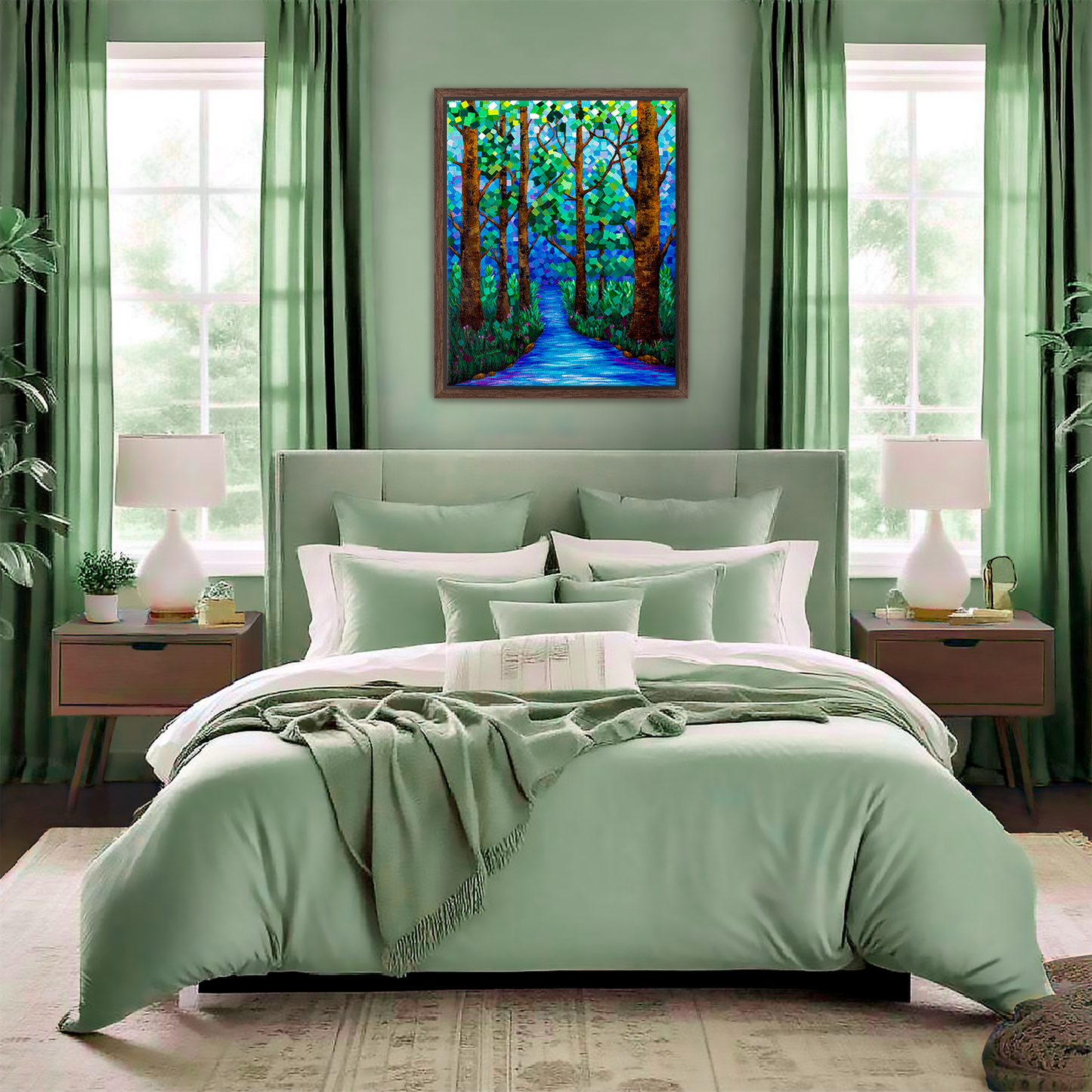 Pixel Persuasion Canvas Print, Framed