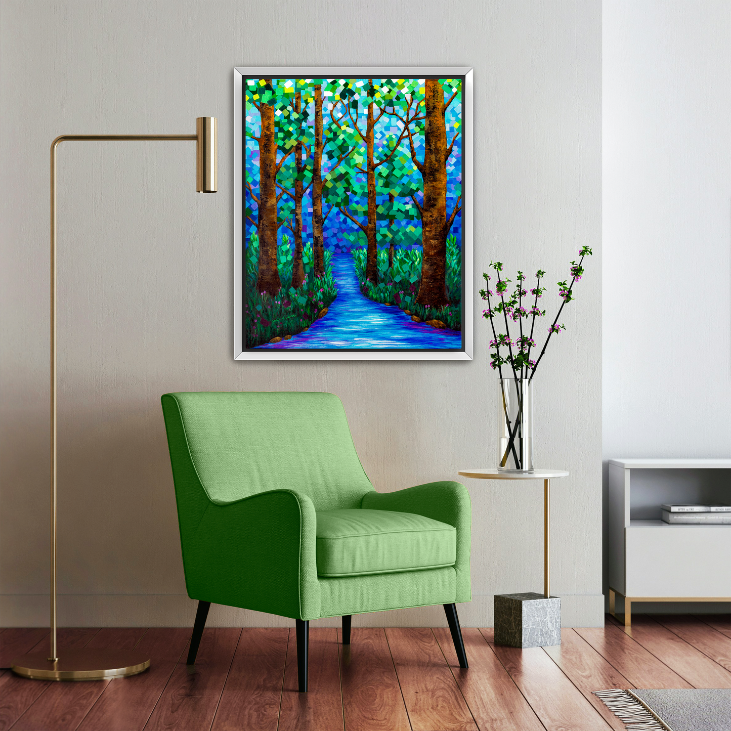 Pixel Persuasion Canvas Print, Framed