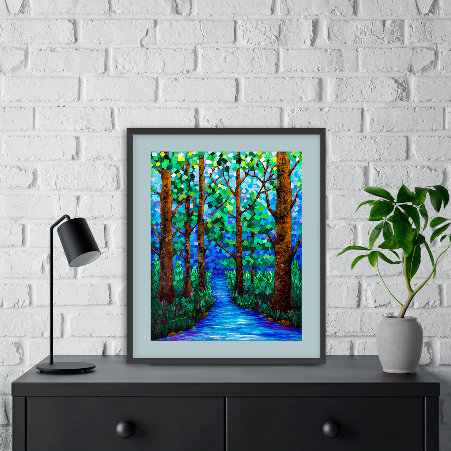 Pixel Persuasion Fine Art Paper Print